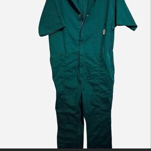Vintage Big Smith Dark Green Workwear Coveralls